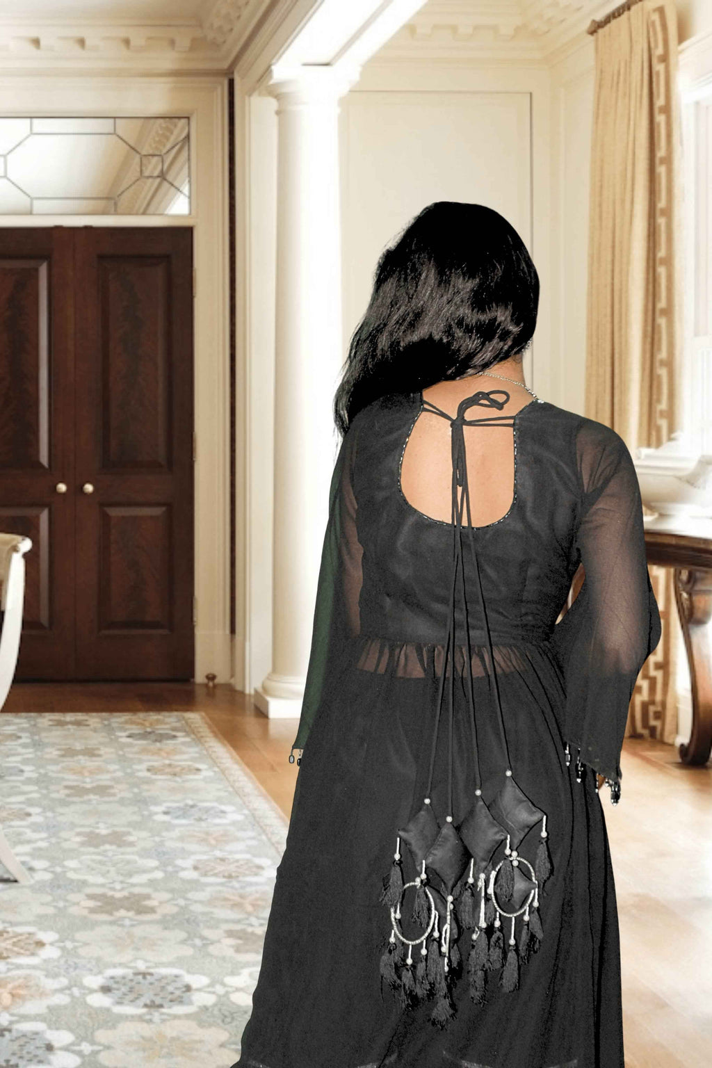 Shyama Black Sharara Set-1